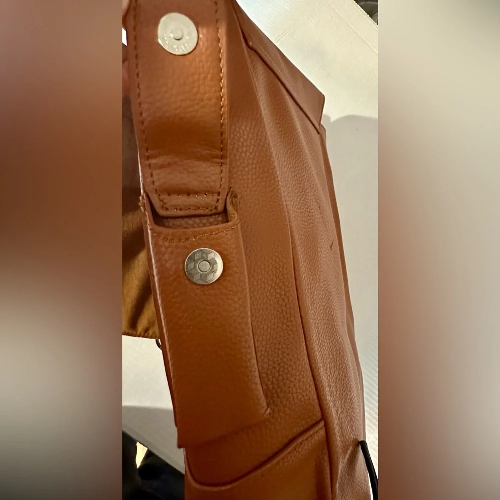 Primewear Vino‎ Two Bottle Leather Wine Tote Brown (NO Corkscrew Included) NWT